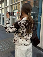 Belléa | Veste à motif vache